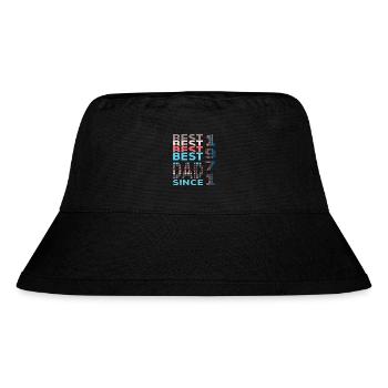 Bester Papa der Welt seit 1971 Vatertag Geburtstag - Stanley/Stella recycelter Bucket Hat - Schwarz - Vorne