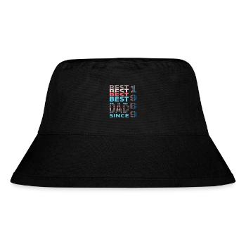 Bester Papa der Welt seit 1969 Vatertag Geburtstag - Stanley/Stella recycelter Bucket Hat - Schwarz - Vorne