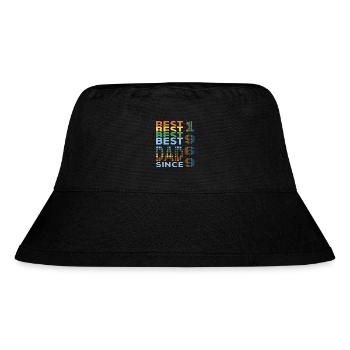 Bester Papa der Welt seit 1969 Vatertag Geburtstag - Stanley/Stella recycelter Bucket Hat - Schwarz - Vorne