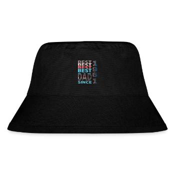 Best dad in the world since 1961 Father's Day - Stanley/Stella Recycled Bucket Hat - black - Front