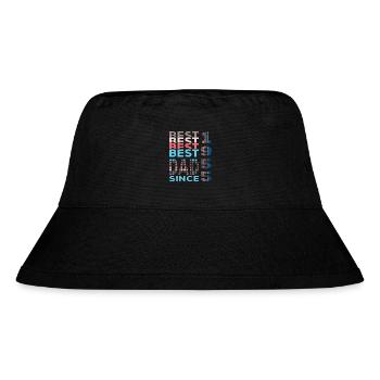 Bester Papa der Welt seit 1955 Vatertag - Stanley/Stella recycelter Bucket Hat - Schwarz - Vorne