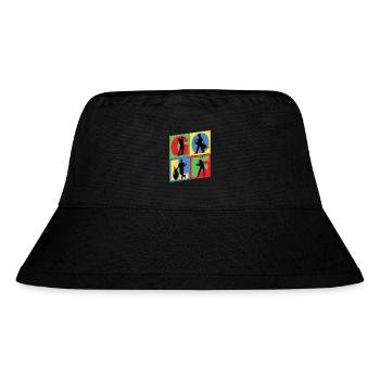 Golf Golf Golfer Sport Hobby Club Vintage - Stanley/Stella Recycled Bucket Hat - black - Front