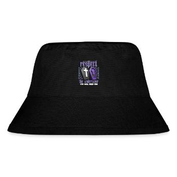 Lustiger Bestatter Spruch, Undertaker Spruch - Stanley/Stella recycelter Bucket Hat - Schwarz - Vorne