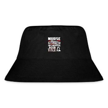 Nurse Nurse Job Title - Stanley/Stella Recycled Bucket Hat - black - Front