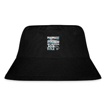 Pharmacist Pharmacist Job Title - Stanley/Stella Recycled Bucket Hat - black - Front