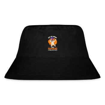 10. Geburtstag Geschenkidee 10 Jahre alt Geschenk - Stanley/Stella recycelter Bucket Hat - Schwarz - Vorne