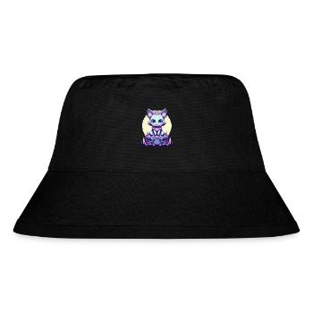 Chat Kawaii Pastel Goth Mignon & Sorcière Effrayante - Bob recyclé Stanley/Stella - noir - Devant