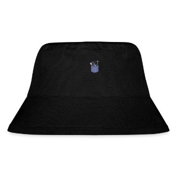 Carpenter Chest Pocket Tischler Holzmechaniker - Stanley/Stella recycelter Bucket Hat - Schwarz - Vorne