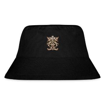 Kreuz Christi, Jesus Christus mit Friedenstauben - Stanley/Stella recycelter Bucket Hat - Schwarz - Vorne