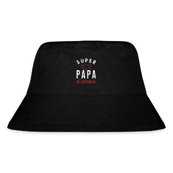 Super papa d'amour - cadeau fête des pères humour - Bob recyclé Stanley/Stella - noir - Devant