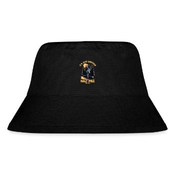 Just Another Half Mile Trekking Bergwandern - Stanley/Stella recycelter Bucket Hat - Schwarz - Vorne