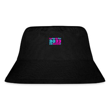 Kindergarten 2023 Ich Komme Mädchen Kita Geschenk - Stanley/Stella recycelter Bucket Hat - Schwarz - Vorne