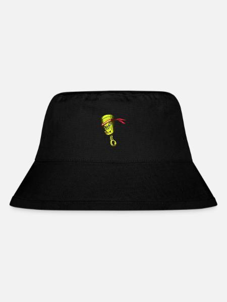 GROMPY GROMSP!RACY - Stanley/Stella recycelter Bucket Hat - Schwarz