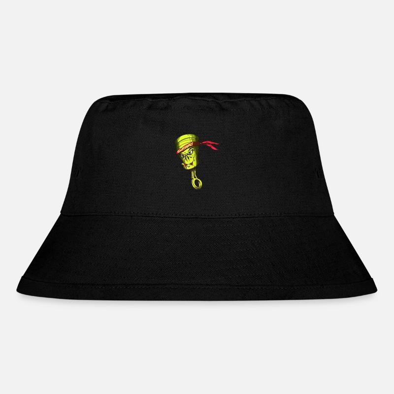 GROMPY GROMSP!RACY - Stanley/Stella recycelter Bucket Hat - Schwarz
