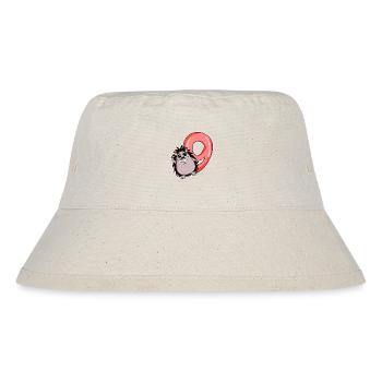 9 Birthday 9 years old with animal motif - nine - Stanley/Stella Recycled Bucket Hat - natural - Front