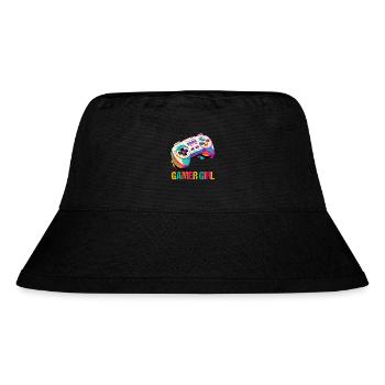 Gaming Console PC Gamer Girl Gamer Girl - Stanley/Stella Recycled Bucket Hat - black - Front