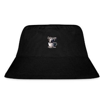 Cozy koala in the coffee cup - Stanley/Stella Recycled Bucket Hat - black - Front