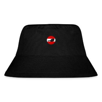Austria Map Austrian flag - Stanley/Stella Recycled Bucket Hat - black - Front