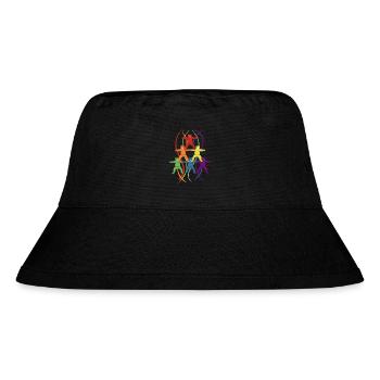 Rainbow bears stand together! Pride Outfit - Stanley/Stella Recycled Bucket Hat - black - Front