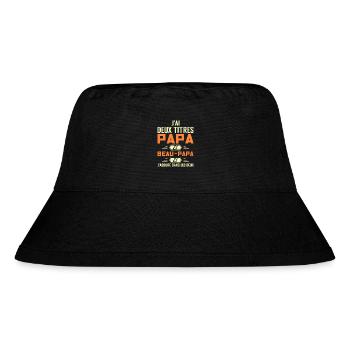 J'ai Deux Titres Papa Et Beau-papa Humour Cadeau - Bob recyclé Stanley/Stella - noir - Devant