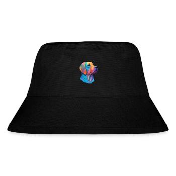Labrador Color Splash Dog - Artful Dog Love - Stanley/Stella Recycled Bucket Hat - black - Front