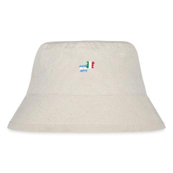 Argentinien Italien Flagge Argentinier - Stanley/Stella recycelter Bucket Hat - Naturweiß - Vorne