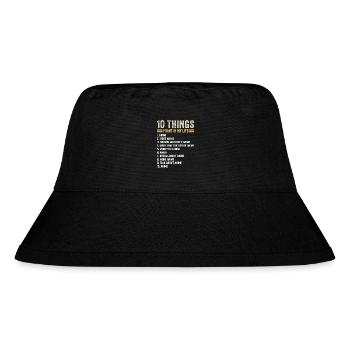 10 Things I Want In My Life Anime And More Anime - Stanley/Stella Recycled Bucket Hat - black - Front
