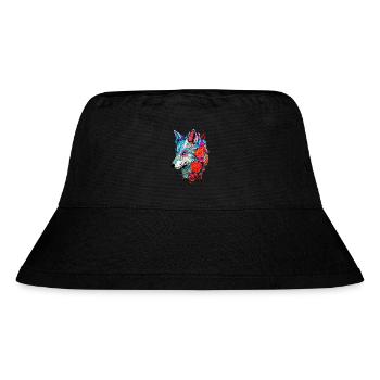 Loup aux fleurs - Bob recyclé Stanley/Stella - noir - Devant