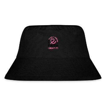 Je bats le cancer du sein Ruban rose Cancer du sein - Bob recyclé Stanley/Stella - noir - Devant