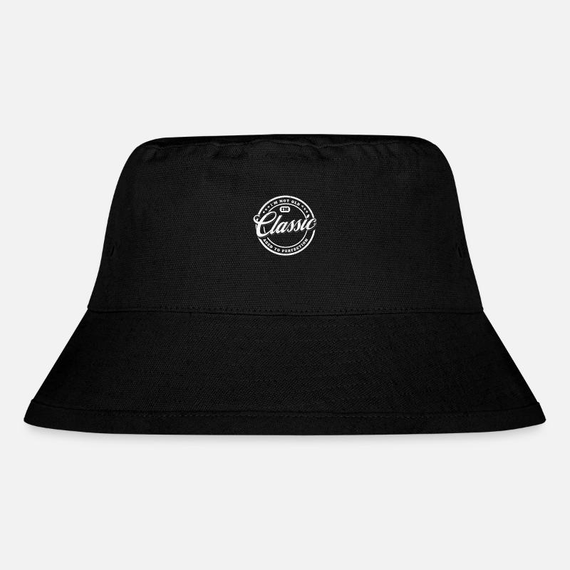 Ich bin nicht alt, ich bin klassisch - Stanley/Stella recycelter Bucket Hat - Schwarz