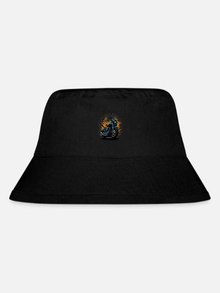 Classic motorcycle - Stanley/Stella Recycled Bucket Hat - black