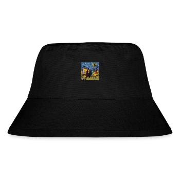 Eulenliebhaber Gruselnacht Gespenstische Halloween - Stanley/Stella recycelter Bucket Hat - Schwarz - Vorne