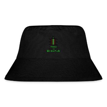 HappyWorkBeetle - Stanley/Stella Recycled Bucket Hat - black - Front