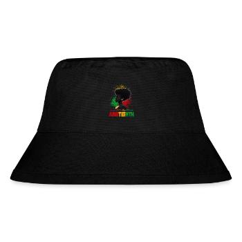Juneteenth 1865 Gedenken an meine Vorfahren - Stanley/Stella recycelter Bucket Hat - Schwarz - Vorne