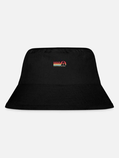 Hacker mehr als ein Hobby Phishing Sniffer Grey - Stanley/Stella recycelter Bucket Hat - Schwarz