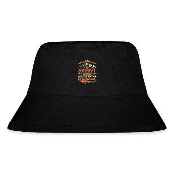 August 1969 Geburtstag 1969 Legenden August - Stanley/Stella recycelter Bucket Hat - Schwarz - Vorne
