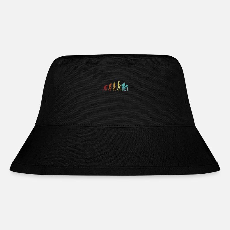 Hacker Evolution Sniffer Social Engineering - Stanley/Stella recycelter Bucket Hat - Schwarz
