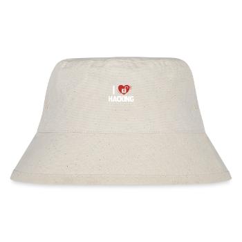 I love Hacking Phishing Sniffer Social - Stanley/Stella Recycled Bucket Hat - natural - Front