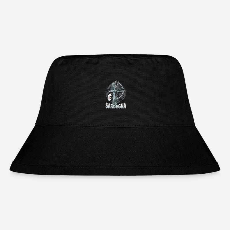 Sardinian Nuragic Bronzetto Sardinia - Stanley/Stella Recycled Bucket Hat - black