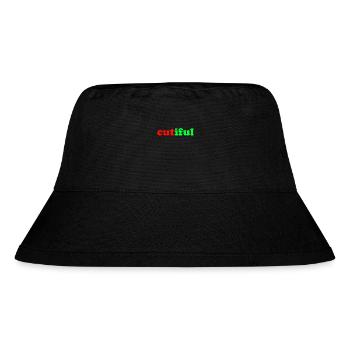 Cutiful My Blend Between Cute and Beautiful - Stanley/Stella Recycled Bucket Hat - black - Front