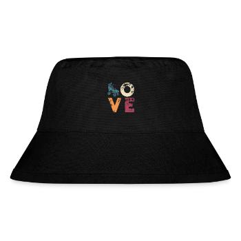 Retro Rollerskate Love - 70s Roller Skating - Stanley/Stella Recycled Bucket Hat - black - Front