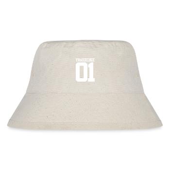 Hochzeit Junggesellenabschied Trauzeuge - Stanley/Stella recycelter Bucket Hat - Naturweiß - Vorne