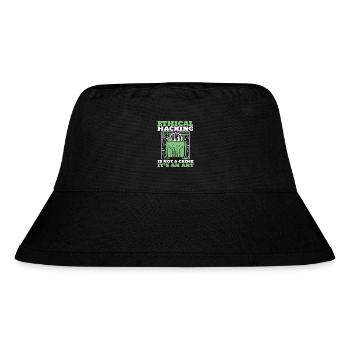 Ethical Hacking Not A Crime Sniffer Phishing - Stanley/Stella Recycled Bucket Hat - black - Front
