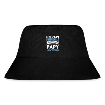 Papy Formidable Donne Arrière-grand-père Papa gift - Bob recyclé Stanley/Stella - noir - Devant