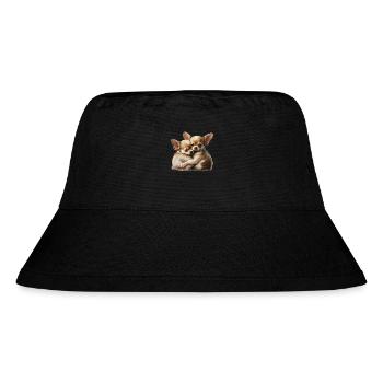 Chihuahua Welpen - Niedliche kleine Hunde Liebe - Stanley/Stella recycelter Bucket Hat - Schwarz - Vorne