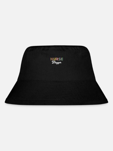 Krankenschwester Blogger Leopardenmuster - Stanley/Stella recycelter Bucket Hat - Schwarz