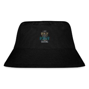Roller Skates Roller Skating Saying - Stanley/Stella Recycled Bucket Hat - black - Front