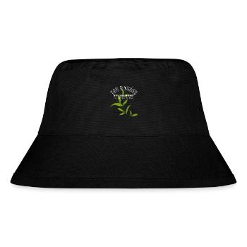 I'M A SECRET GREEN TEA DRINKER SENCHATEE TEE - Stanley/Stella recycelter Bucket Hat - Schwarz - Vorne