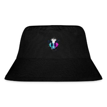 Cow's head colorful - Stanley/Stella Recycled Bucket Hat - black - Front