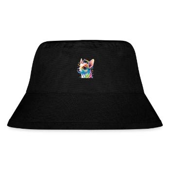 Chihuahua | Colourful Rainbow LGBTQ Unicorn - Stanley/Stella Recycled Bucket Hat - black - Front